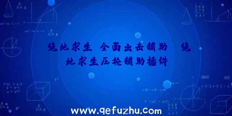 「绝地求生:全面出击辅助」|绝地求生压枪辅助插件